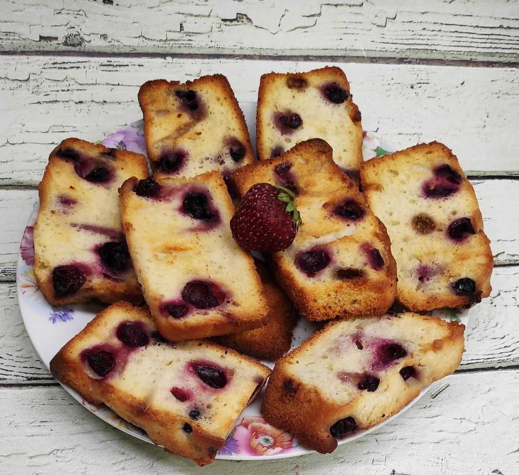 Печенье с ягодами из... вчерашнего пирога🍰