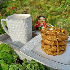 Овсяное печенье с арахисовой пастой