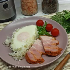 Яичница с рисом