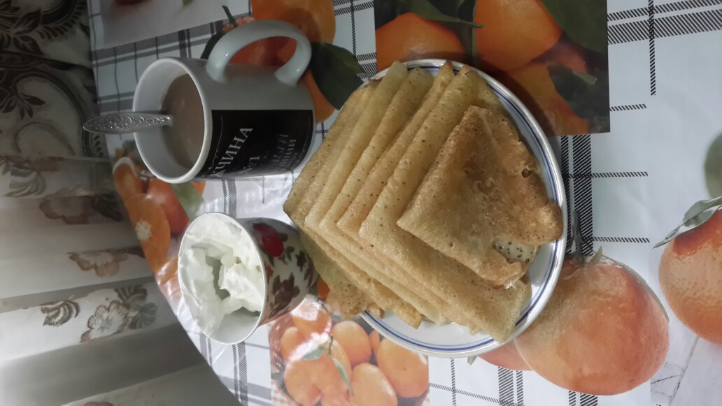 Блины на кефире и кипятке.👍