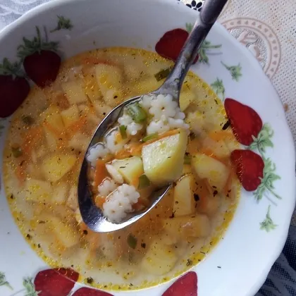 Суп с макаронными изделиями "Звёздочки"