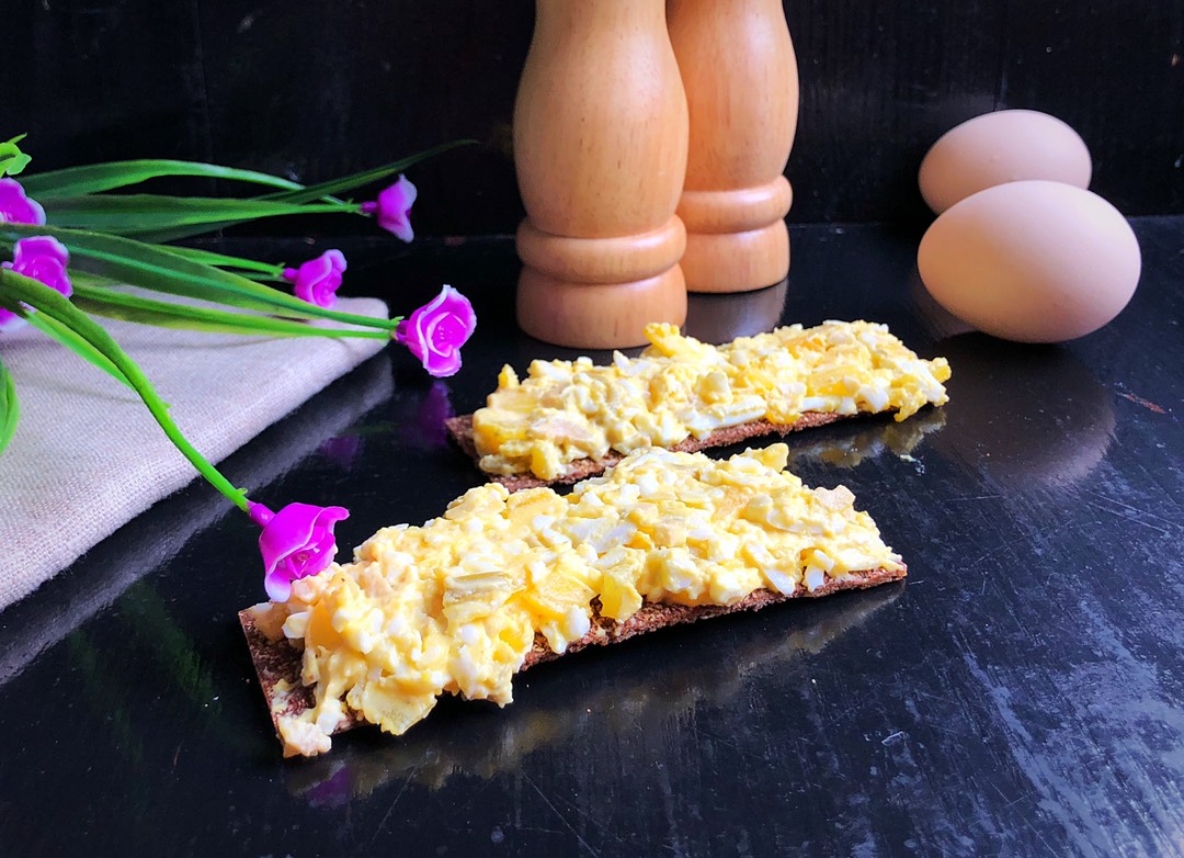 Творожные бутерброды на хлебцах