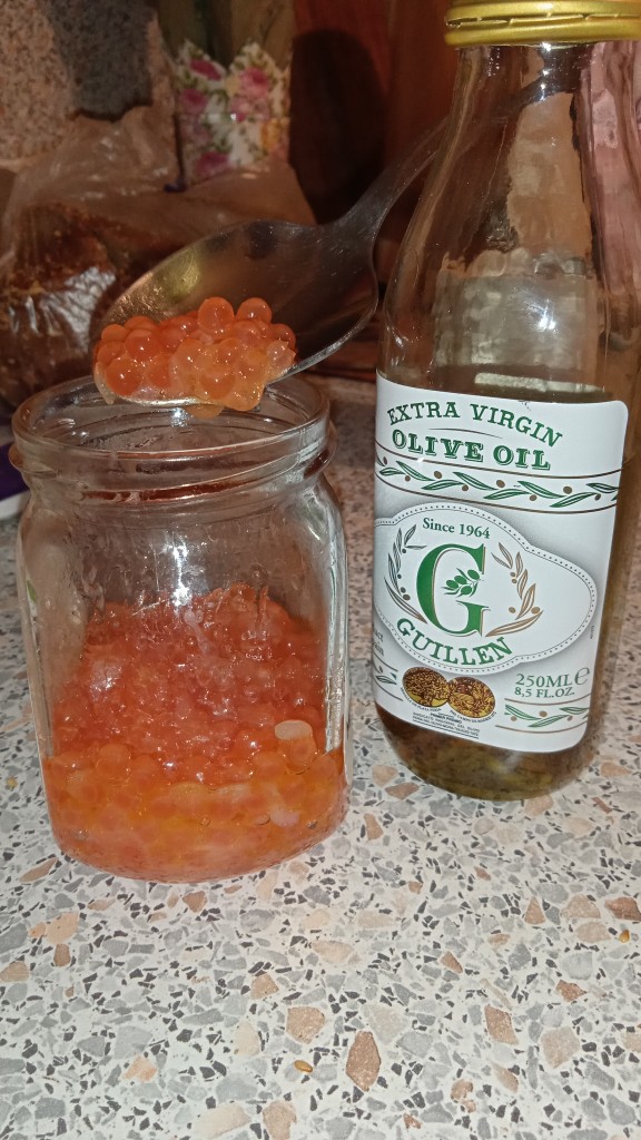 Икра горбуши домашнего посола