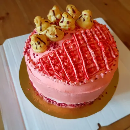 #выпечка Бисквитный торт 'Праздничный'