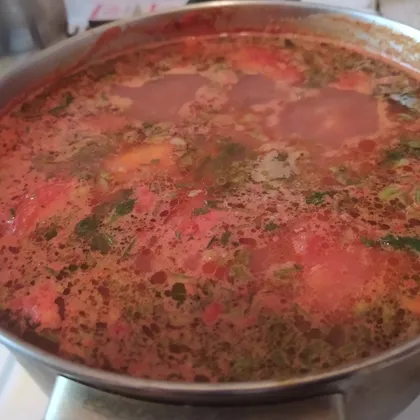 Суп с красной фасолью
