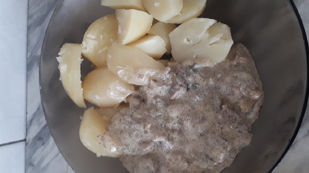 Картошка с сушеными грибами - рецепты с фото