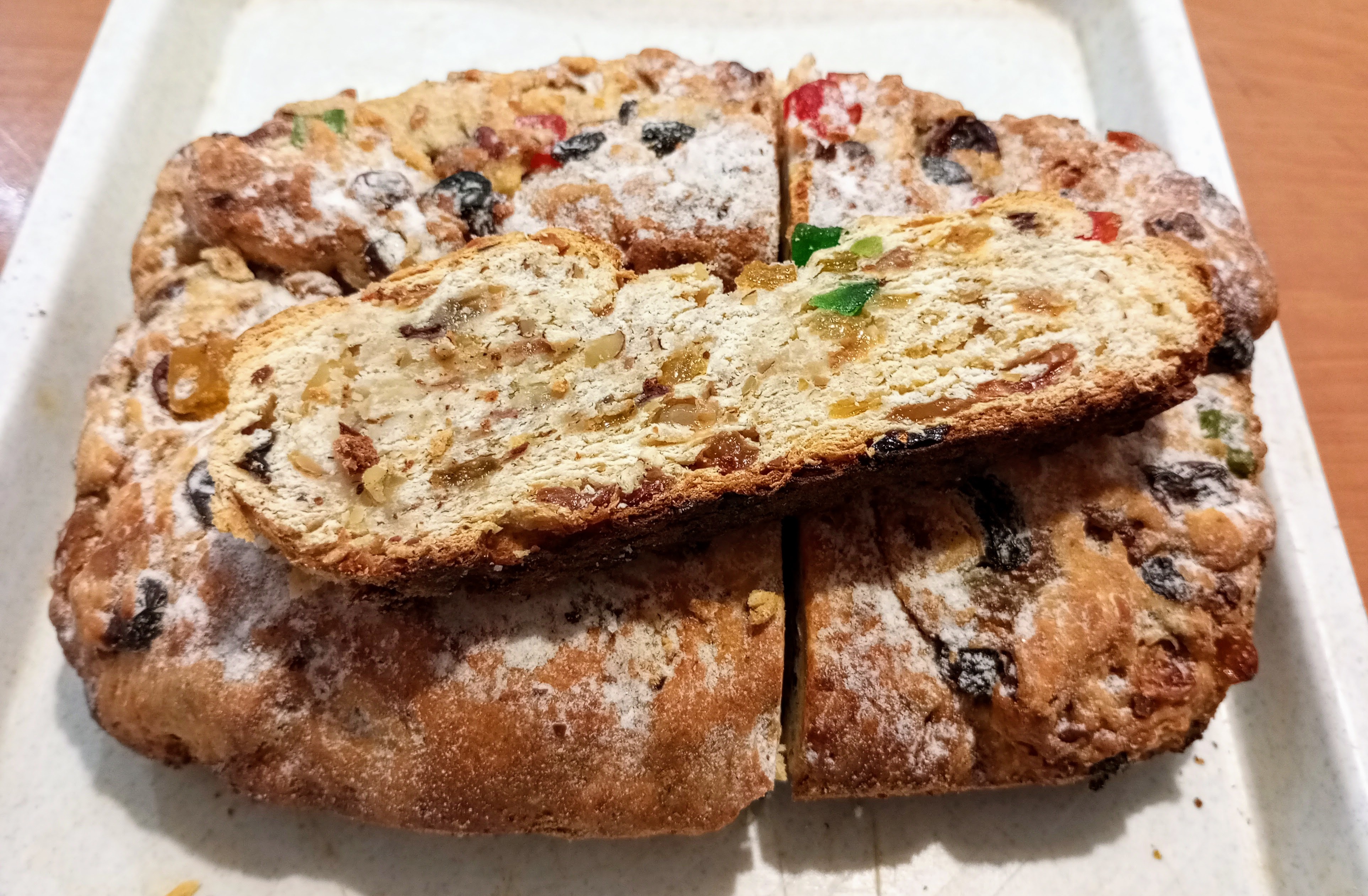 Немецкий Рождественский штоллен