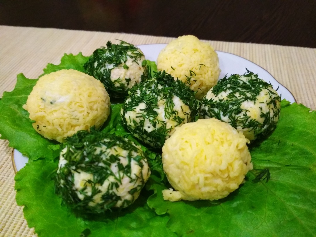 Закусочные шарики из курицы