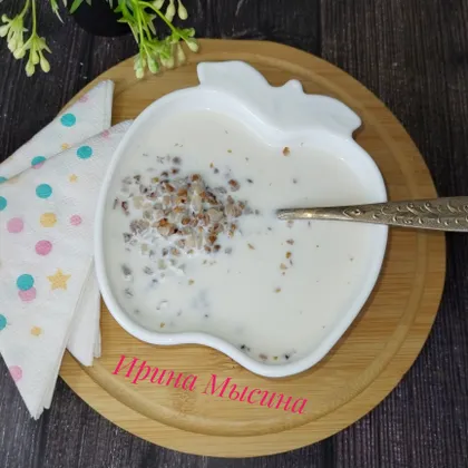 Гречневая каша с молоком на завтрак 