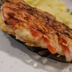 Куриное филе с 🧀🍅 в мультипекаре 🖤