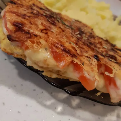 Куриное филе с 🧀🍅 в мультипекаре 🖤