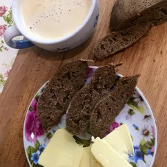 Хлеб в кружке из льняной муки