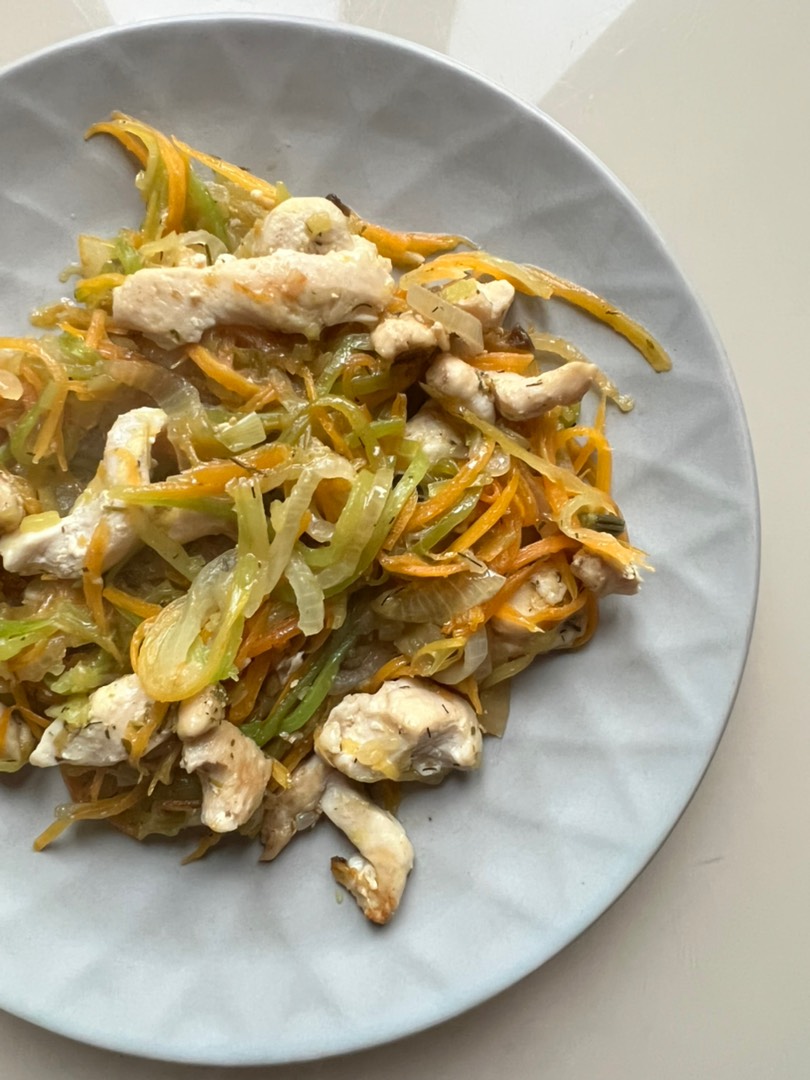 Диетический ужин куриная грудка с овощами в фольге - пошаговый рецепт с фото