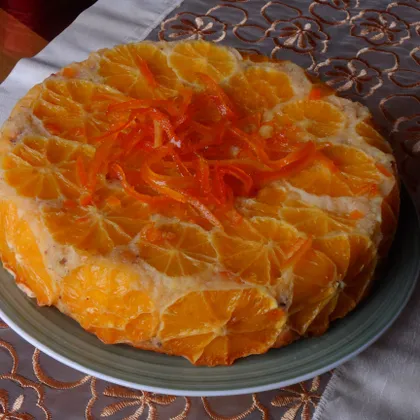 Новогодний цитрусовый пирог