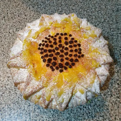 Пирог на желтках