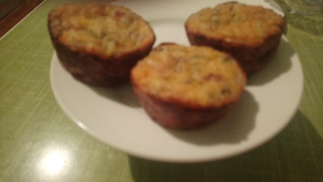 Кексики с куриным мясом