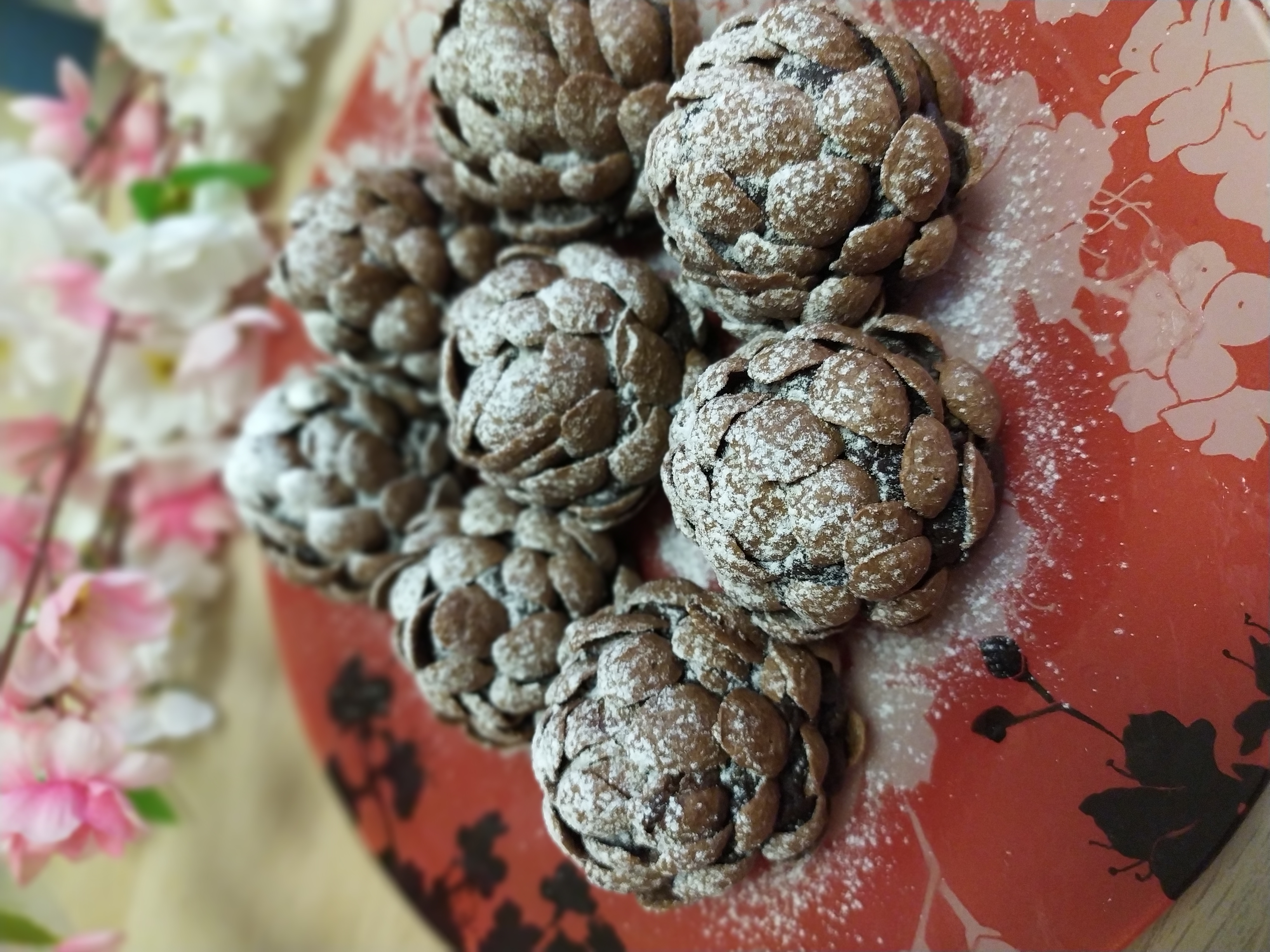 Пирожное "Шишки" (пирожное "Картошка" в виде шишек)