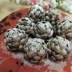 Пирожное "Шишки" (пирожное "Картошка" в виде шишек)