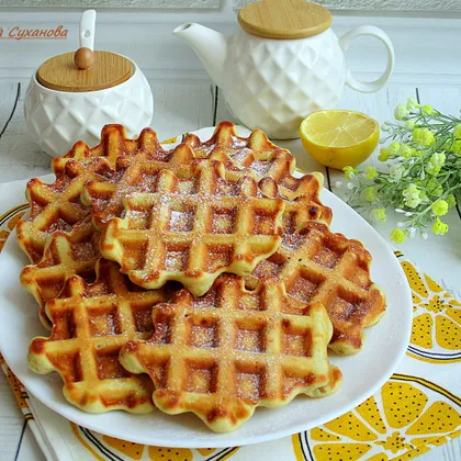 Вафли с халвой