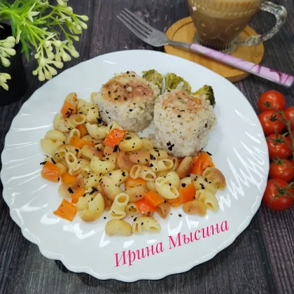 Жареные рожки с перцем на гарнир