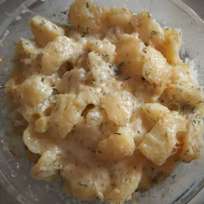 Картошечка под сыром с чесноком в микроволновке 🧀