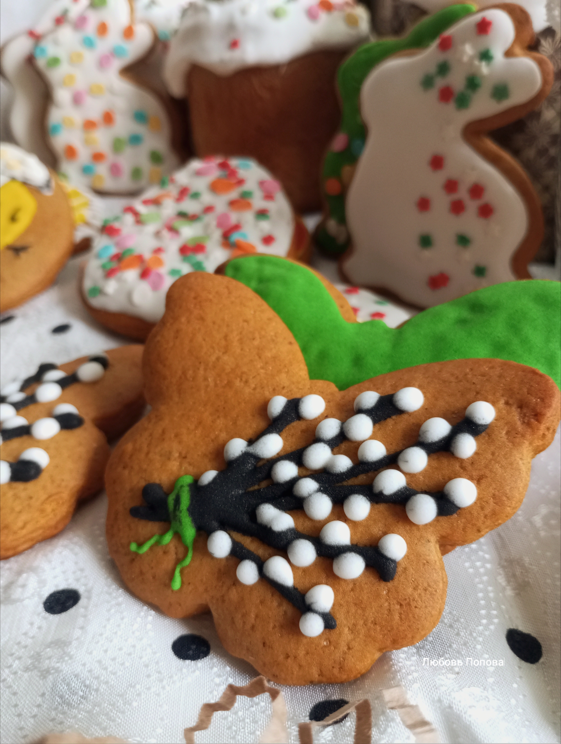 Имбирные пряники на Пасху