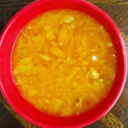 Суп из красной чечевицы в мультиварке