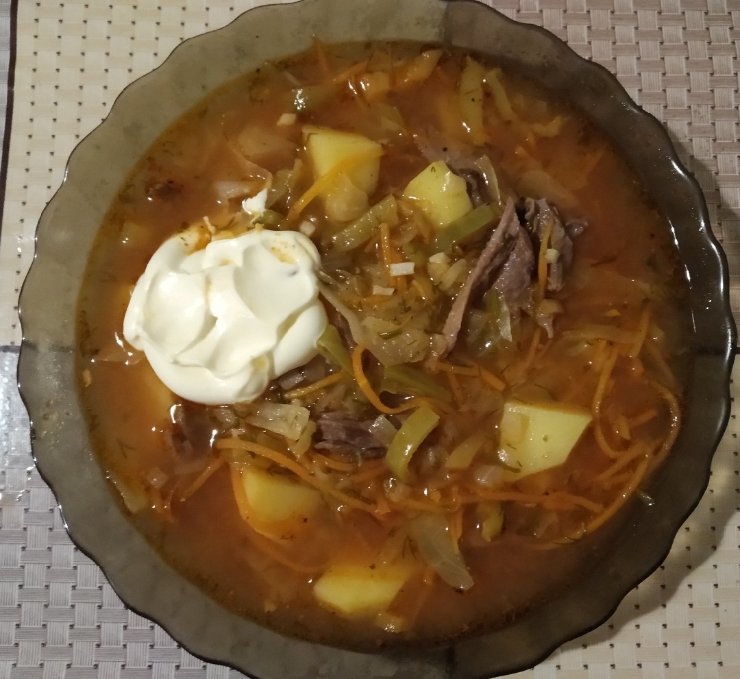 Щи из квашеной капусты