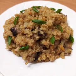 Пшеничная каша с грибами 