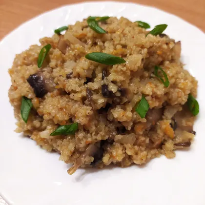 Пшеничная каша с грибами 
