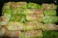Голубцы из осетрины к Пасхе
