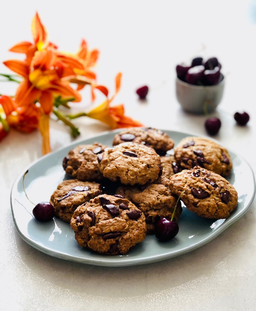 Овсяное печенье с шоколадом и орехами, пошаговый рецепт на ккал, фото, ингредиенты - Анастасия