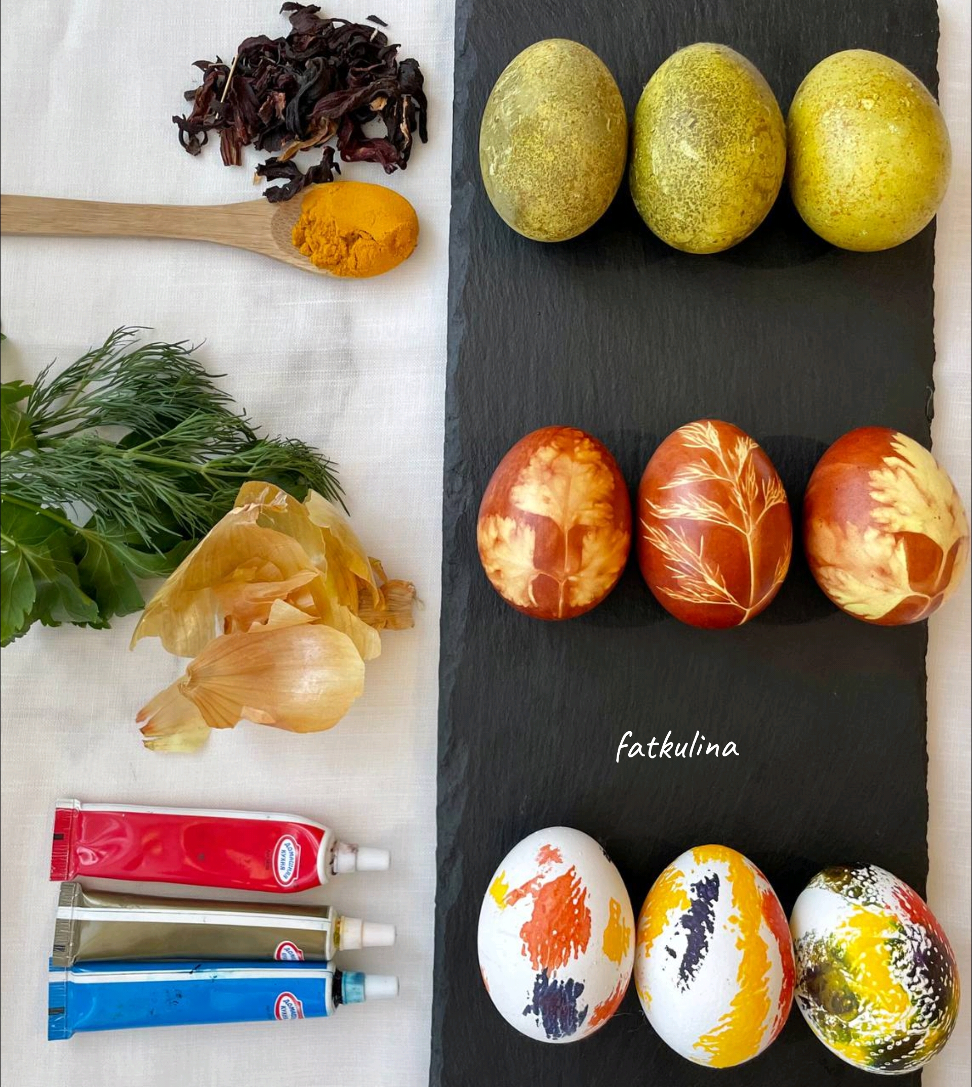 Три способа окрашивания яиц на Пасху