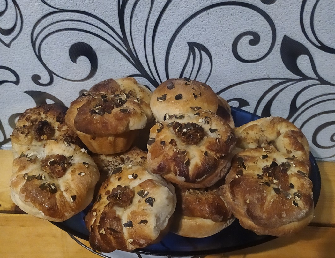 Мешочки с курагой и орешками
