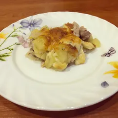 Картошка с мясом и сыром в духовке👩🏻‍🍳