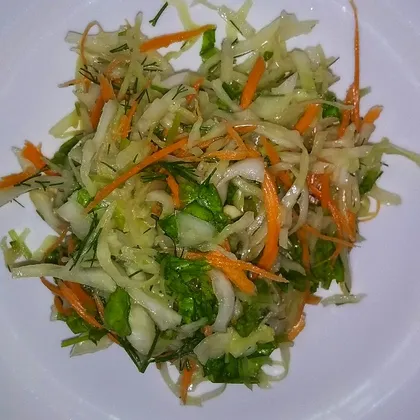 Салат с капустой витаминный