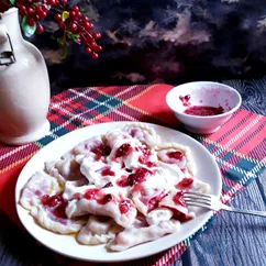 Вареники с клюквой 🥟