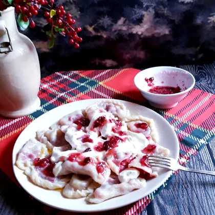 Вареники с клюквой 🥟