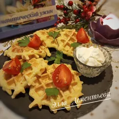 Кабачковые вафли