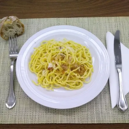Соус для 'Спагетти а-ля карбонара'