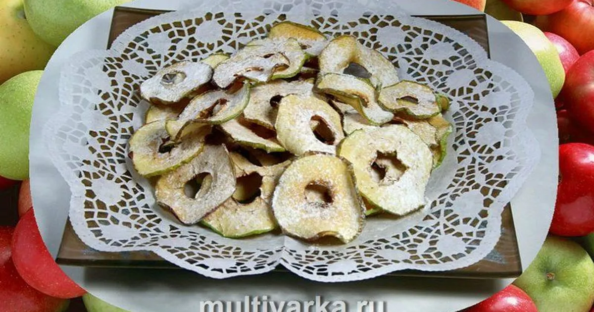 Яблочные чипсы рецепт с фото пошаговый от Яна Мультиварка - Овкусе.ру
