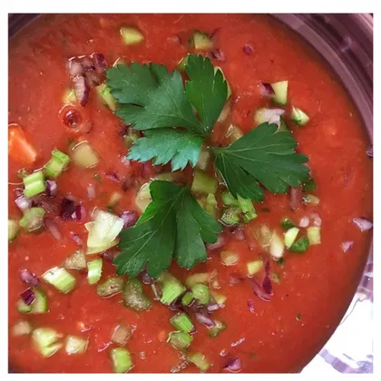 Холодный томатный суп «Гаспачо»