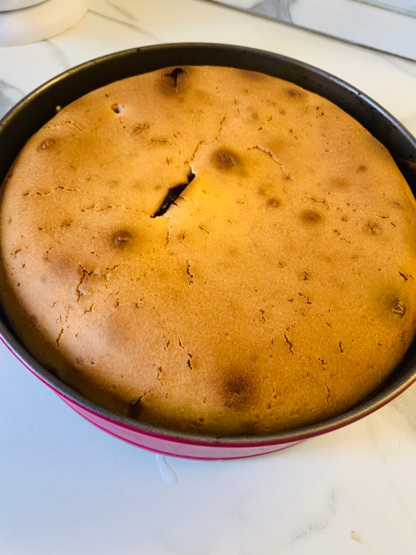Заливной пирог 🥧 с яблоками и сливой