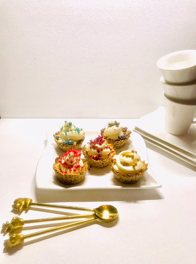 Пп корзиночки с кремом из маскарпоне