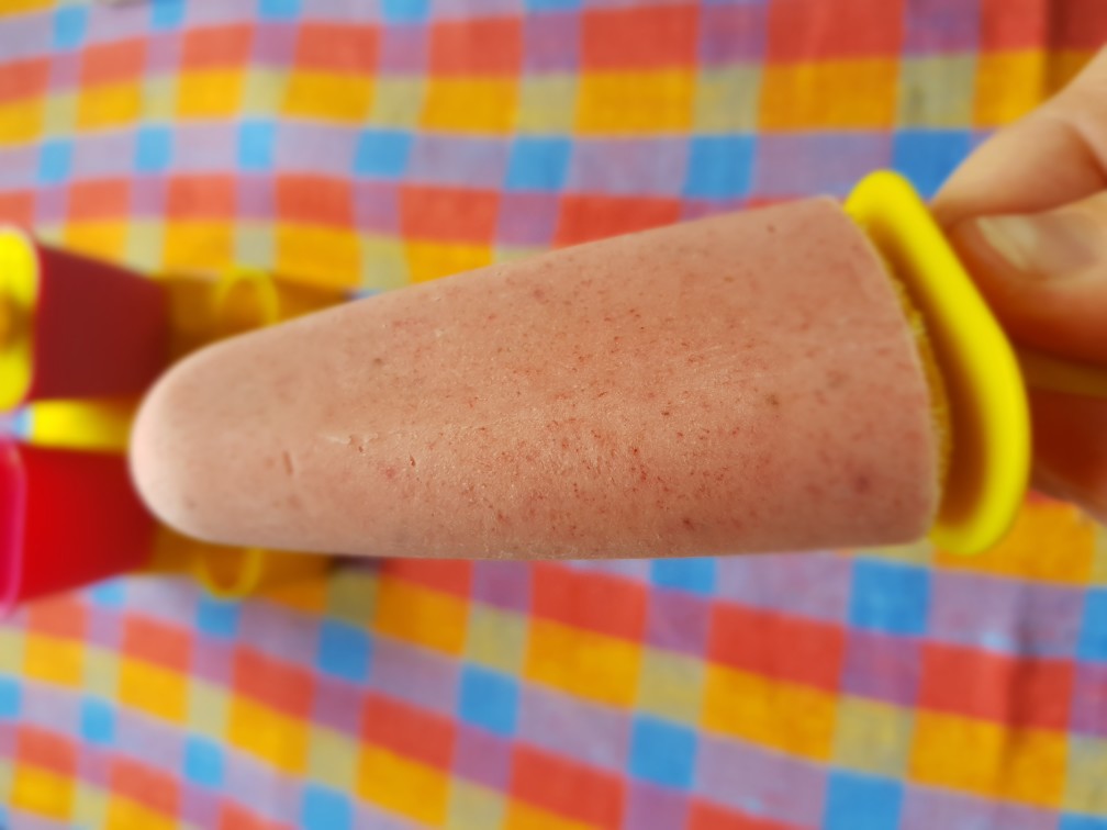 Бананово-клубничное мороженое 🍌🍓