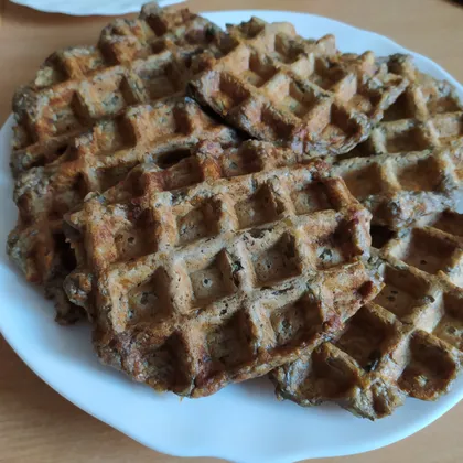 Вафли из баклажана (веганские)