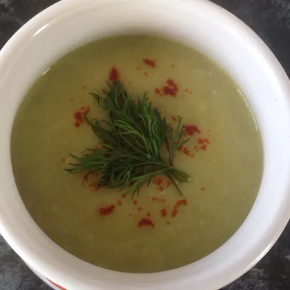 Крем-суп из цветной капусты и стручковой фасоли