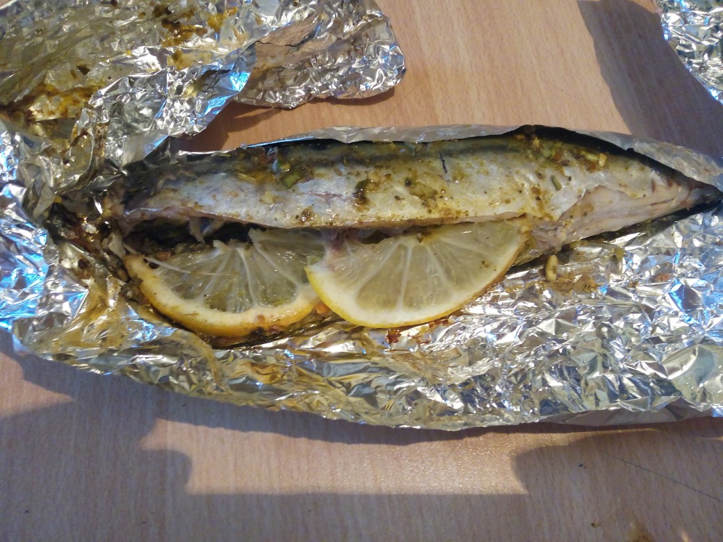 Скумбрия с лимоном