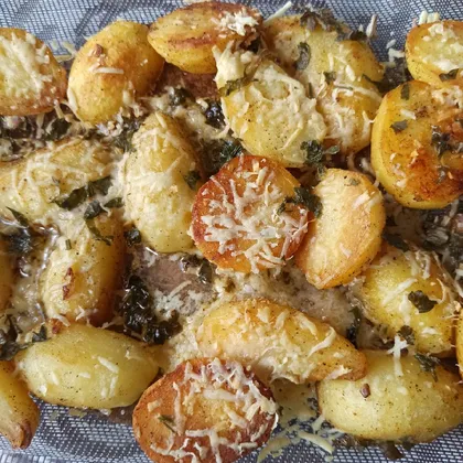 Запечённая картошка по-итальянски