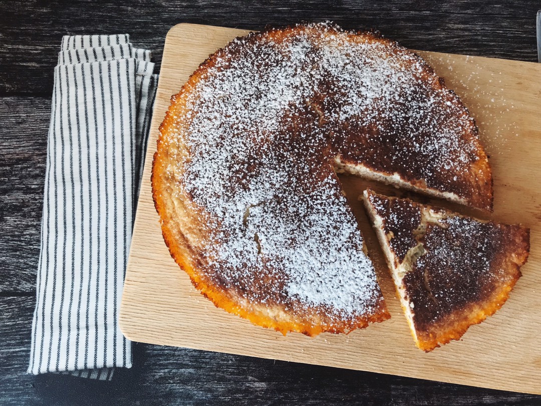 Творожно-банановая запеканка 🥧 с хрустящей корочкой 😋